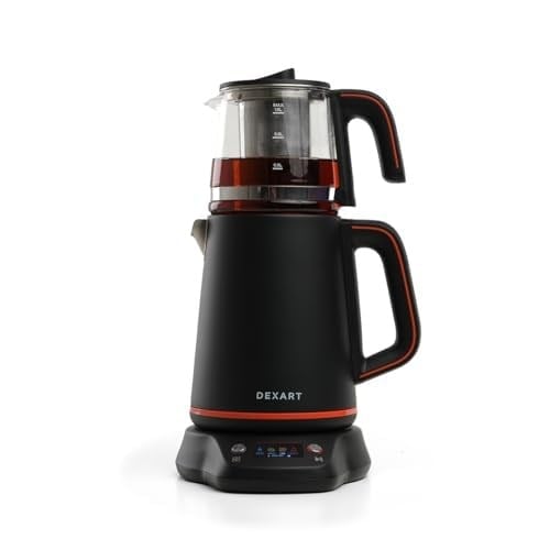 Dexart DX-1321-BL PerfectTea Dijital Çay Makinesi, Siyah