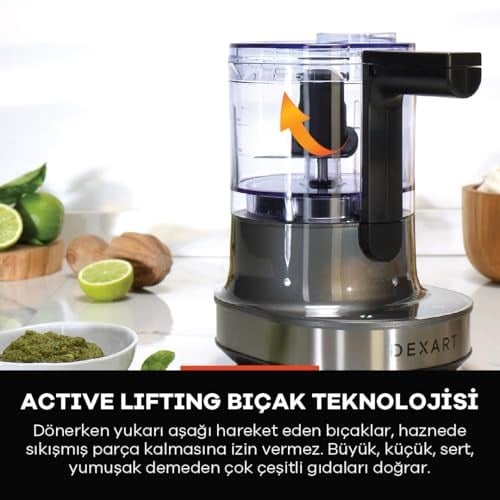 Dexart MC-4423 FlyBlade Active Lifting Doğrayıcı, Gri