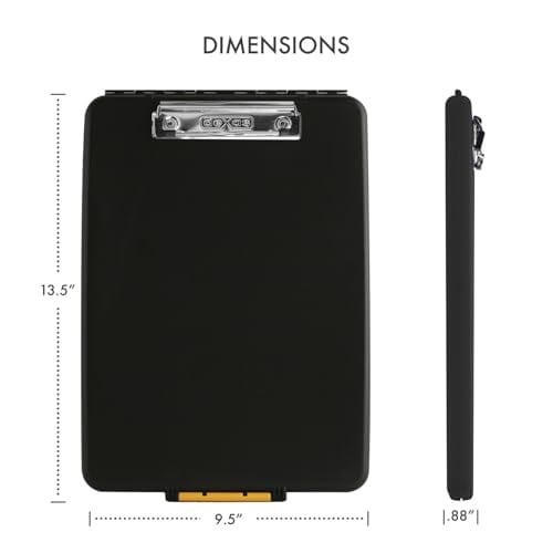 Dexas Slimcase Sıkıştırma Tahtası Siyah