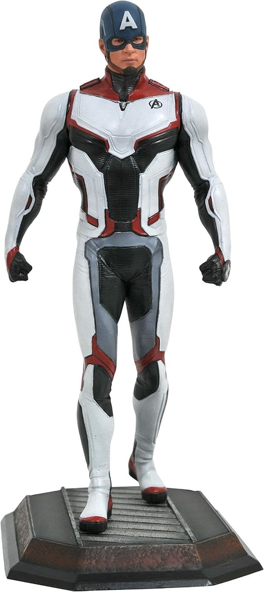 DIAMOND SELECT TOYS -ELMAS SEÇ OYUNCAKLAR SEP201926 Marvel Galeri Avengers4 Takım Suit Kaptan Amerika Heykeli, Çok renkli, Tek Boyut