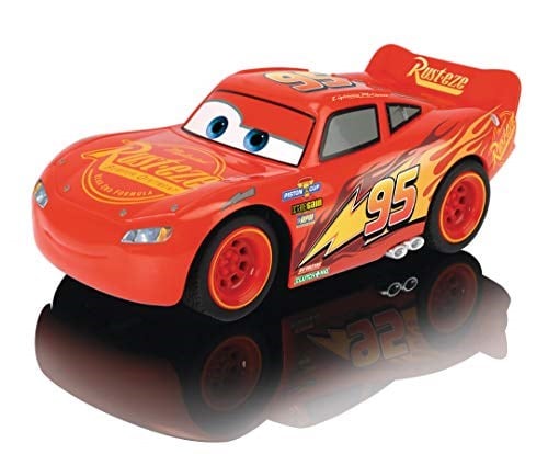 Dickie, 203084028, RC Arabalar Şimşek McQueen Turbo Yarışçısı, 17 cm, Uzaktan Kumandalı Oyuncak Araba, USB Üzerinden Şarj, Lisanslı, RC Cars Lightning McQueen Turbo Racer