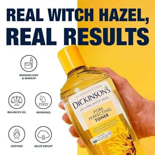 Dickinsons Witch Hazel Pore Perfecting Tonik 473ML mükemmelleştiren 16 ons