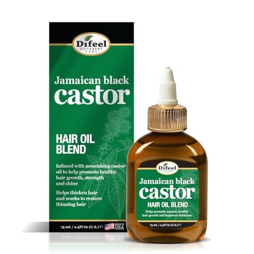 Difeel Jamaican Black Castor Yavaş Uzayan Saçlara Özel Saç Bakım Yağı 75ML