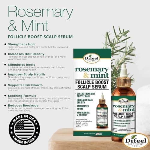 Difeel Rosemary & Mint Saç Kökü Güçlendirici Saç Derisi Serumu 118ML, 21959051813