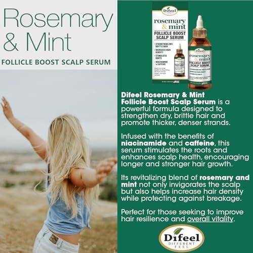 Difeel Rosemary & Mint Saç Kökü Güçlendirici Saç Derisi Serumu 118ML, 21959051813