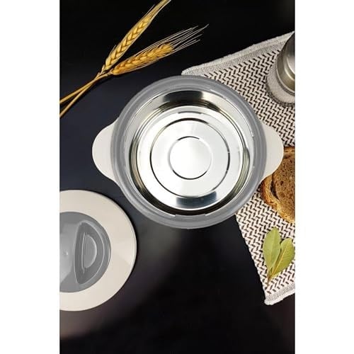 Digithome Paslanmaz Çelik Hazneli Yemek Termosu 500 Ml Beyaz - CKR3148