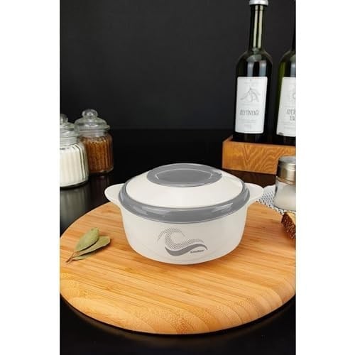 Digithome Paslanmaz Çelik Hazneli Yemek Termosu 500 Ml Beyaz - CKR3148