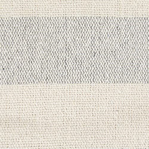 DII Pamukli Cabana Çizgili Battaniye, Saçaklı, 127 x 152 cm, Gri-Beyaz - Seçenekler: Altıgen, Balıksırtı Chevron, Büyük Chevron, Chevron, Dokuma...
