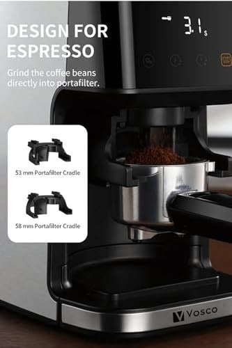 Dijital Espresso Ve Kahve Öğütücü – Ayarlanabilir Dozaj Ve Öğütme Seçenekleri