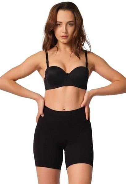 Dikişsiz Soft Kadın Bokser Külot 3000 Siyah S