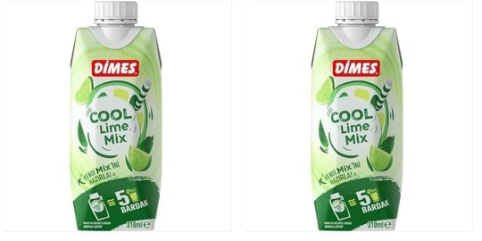 Dimes Cool Lime 310 ml 2li paket