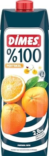 Dimes%100 Saf Portakal Suyu Tetrapak 1000 ml