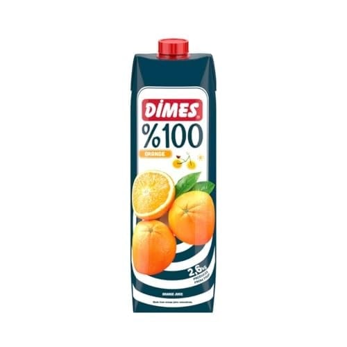 Dimes%100 Saf Portakal Suyu Tetrapak 1000 ml