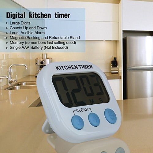 Discoball 2li dijital mutfak Timer geri sayım saati Kuechenwecker kısa zaman ölçücü Kitchen manyetik kronometre elektronik bellek anı LED ekran sesi tamamen kapatmak için magnet katlanır stand plasti