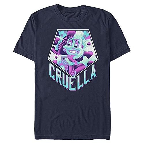 Disney 101 Dalmaçyalı - Cruella Bisiklet Yaka Tişört Unisex Yetişkin