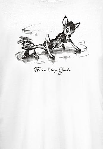 Disney Bambi - Bambi Friendship Bisiklet Yaka T-Shirt Tişört Kadın