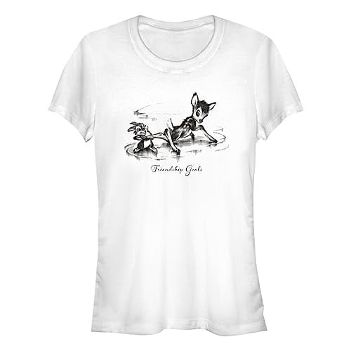 Disney Bambi - Bambi Friendship Bisiklet Yaka T-Shirt Tişört Kadın