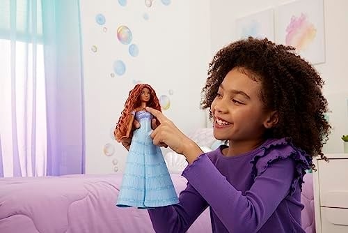 Disney Prenses Kıyafet Değiştiren Ariel, 3 yaş ve üzeri, HLX13