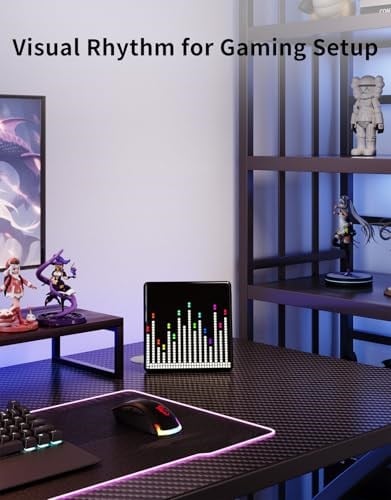 Divoom Pixoo-max Çok Amaçlı Dijital Fotoğraf Çerçevesi Bluetooth, 32 X 32 Programlanabilir Piksel Sanat Led Ekran, Oyun Aksesuarları, Neon Işık Oda Dekorasyonu için, Pencere Tabela (Siyah)