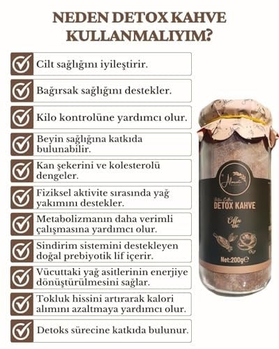Diyet Form Detoks Kahve Karahindiba ve L-Karnitin İçerir - Detox Coffee (1, 200 g)