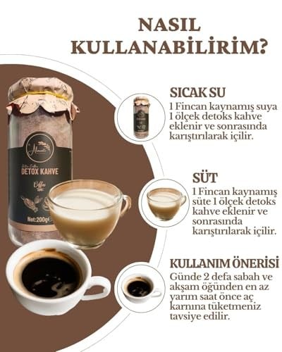 Diyet Form Detoks Kahve Karahindiba ve L-Karnitin İçerir - Detox Coffee (1, 200 g)
