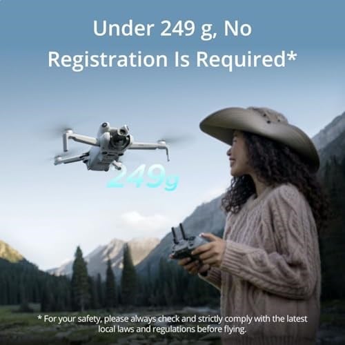DJI Mini 4 Pro Fly More Combo Plus (DJI RC 2) (Ekranlı Kumanda) - 4K HDR Kameralı Mini Drone, 20 km (FCC) Maksimum Video Aktarım Mesafesi, Çok Yönlü Engel Algılama, 45 Dakikalık Uçuş, 2 Akıllı Batarya