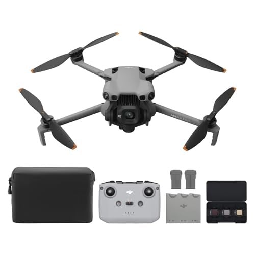 DJI Mini 5 Pro Fly More Combo (DJI RC-N3) | Yeni Başlayanlar için 4K Drone, Çok Yönlü Engel Algılama, ActiveTrack 360 °, 225 ° Gimbal Döndürme, 3 Pil