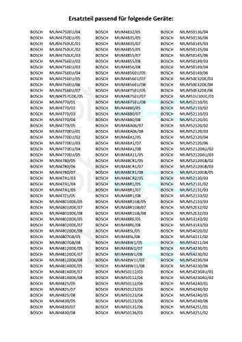 DL-pro Bosch Siemens 00619166 619166 mutfak robotu için uygun hamur şablonu