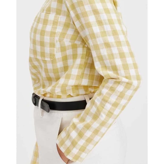 Dockers Arka Düğmeli Regular Fit Bluz Tişört Kadın