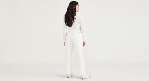 Dockers High Waist Pleated Original Khaki Tapered Pantolon Klasik Pantolon Kadın