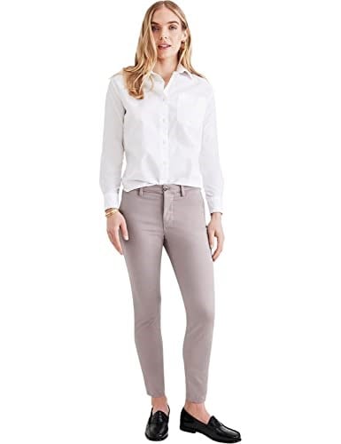 Dockers WEEKEND CHINO SKINNY Klasik Pantolon Kadın