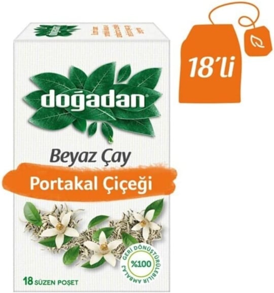 Dogadan Beyaz Çay Portakal Çiçeği 34 G 18 Li