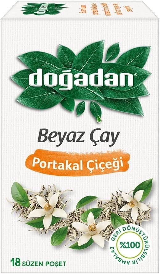 Dogadan Beyaz Çay Portakal Çiçeği 34 G 20Li