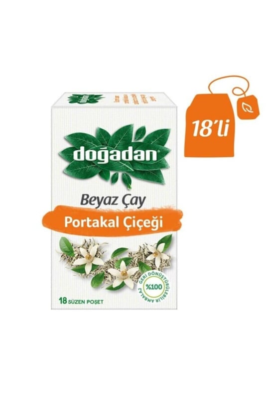 Dogadan Beyaz Çay Portakal Çiçeği 34 G 18 Li