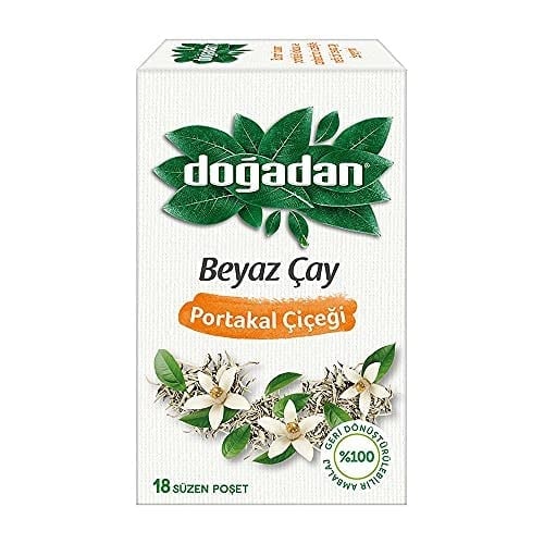 Doğadan Beyaz Çay Portakal Çiçekli (18li)