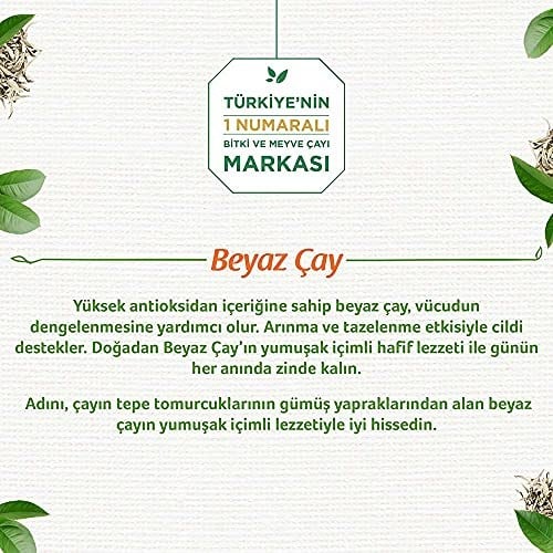 Doğadan Beyaz Çay Portakal Çiçekli (18li)