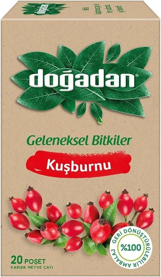 Doğadan Bitki Çayı Kuşburnu (20li)