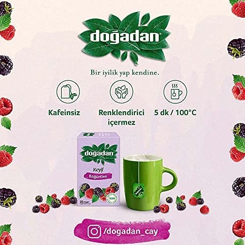 Doğadan Meyve Çayı Böğürtlen (20li)