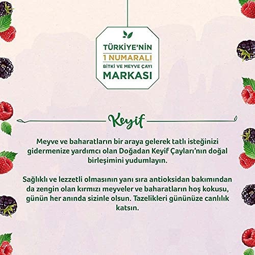 Doğadan Meyve Çayı Böğürtlen (20li)