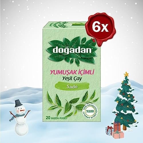 Dogadan Yılbaşı Paketi Yeşil Çay Yumuşak İçimli 20li x 6