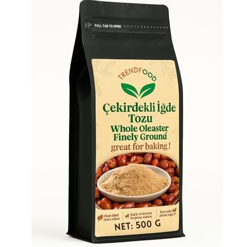 Doğal Çekirdekli İğde Tozu – 500 gr | Bağışıklık Güçlendirici, Antioksidan Kaynağı, Geleneksel Şifa | Katkısız ve Koruyucusuz