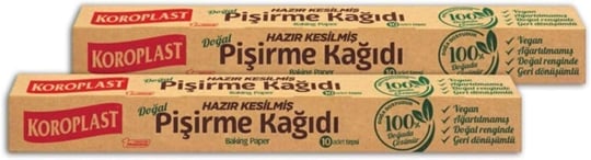 Doğal Pişirme Kağıdı Hazır Kesim 10Lu X 2 Paket (42 * 37 Cm)