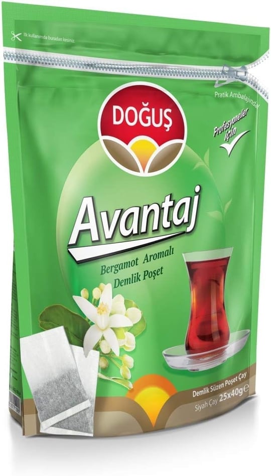 Doğuş Avantaj Bergamot Aromalı Demlik Çay 25X40 Gr