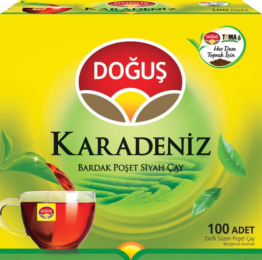 Doğuş Karadeniz Süzen Poşet 100X2 Gr Bergamot Aromalı Çay
