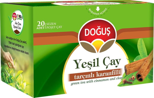 Doğuş Yeşil Çay, Tarçınlı-Karanfilli, 12 kutu