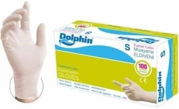 Dolphin Pudralı Lateks Eldiven S beden