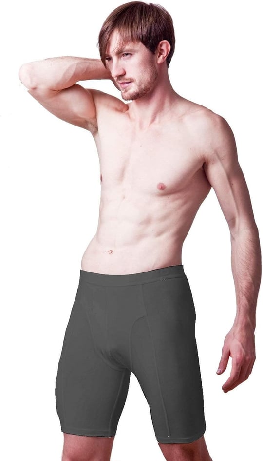 Dono Lycra Uzun Erkek Boxer Külot 1150-5 Lİ Paket Gri X-Large