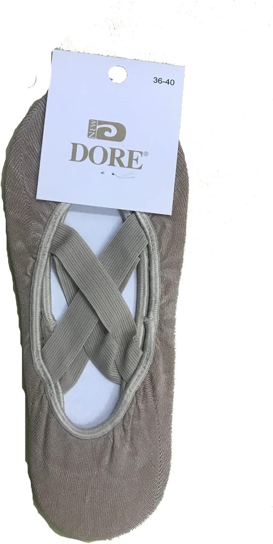 Dore 12 Çift Ten Rengi Taban Kaydırmaz Pilates Çorabı Pembe 36-40