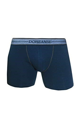 DOREANSE 1776 ERKEK MODAL KOT DESEN MAVİ BOXER