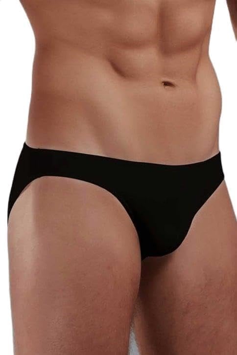 Doreanse Erkek Modal İnce Bel Bantlı Siyah Slip C1T8N2O1